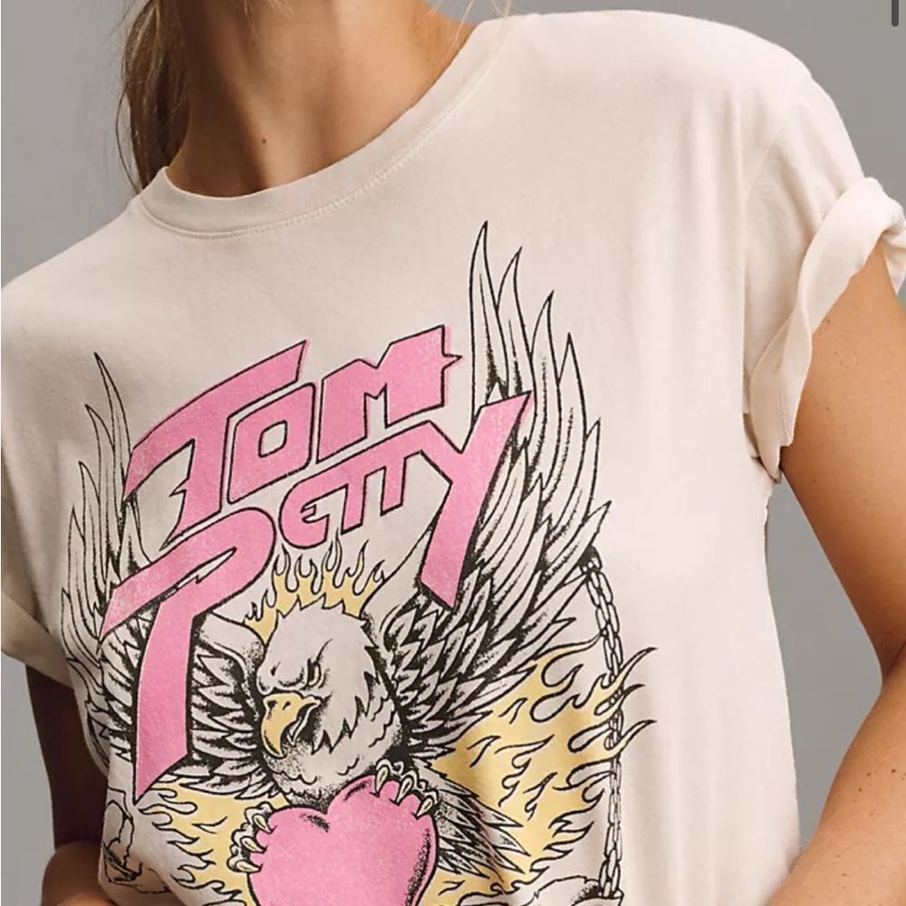 Anthropologie LETLUV Tom Petty Graphic Tee